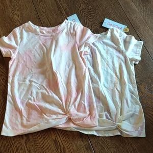 2 girls short sleeve tops